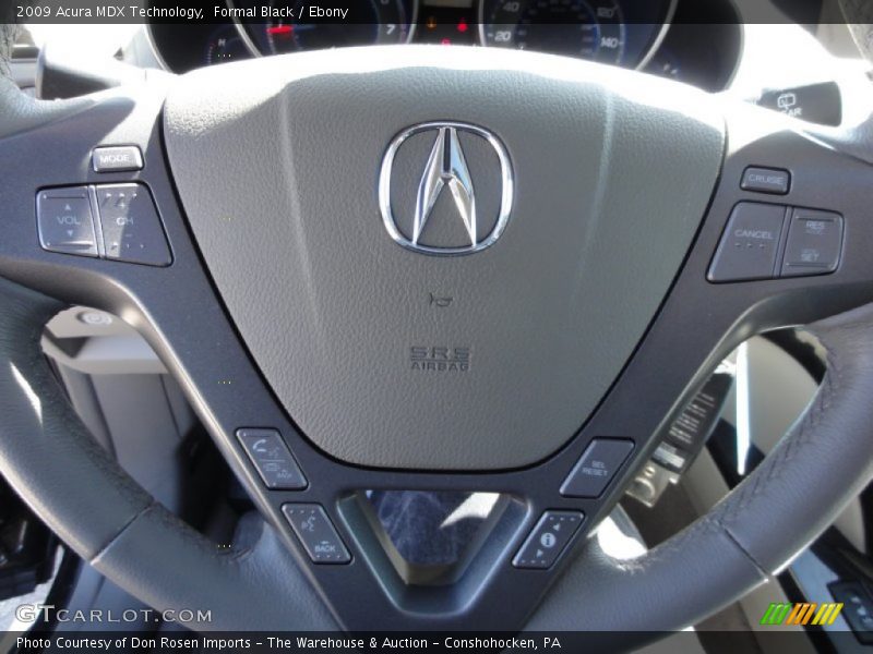 Formal Black / Ebony 2009 Acura MDX Technology