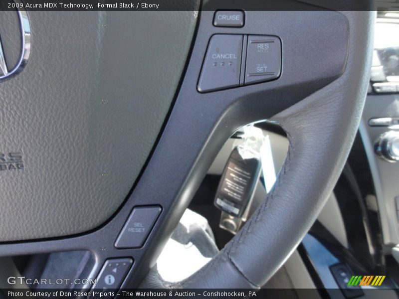Formal Black / Ebony 2009 Acura MDX Technology