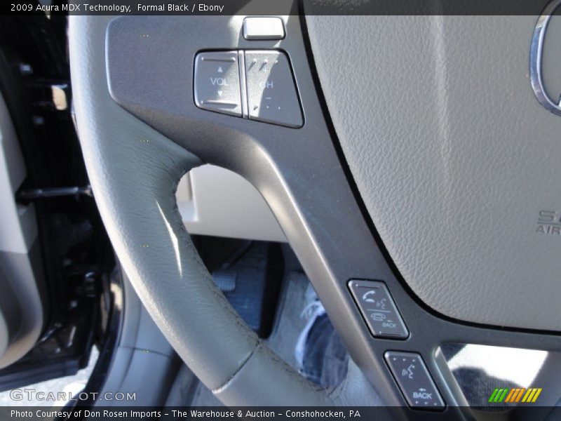 Formal Black / Ebony 2009 Acura MDX Technology
