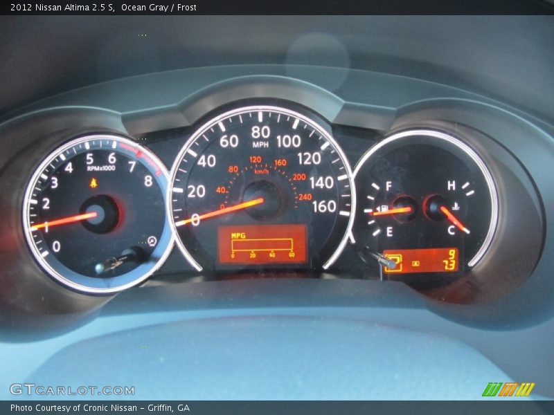 Ocean Gray / Frost 2012 Nissan Altima 2.5 S