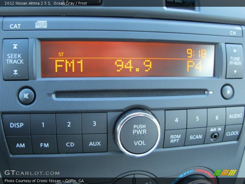 Ocean Gray / Frost 2012 Nissan Altima 2.5 S