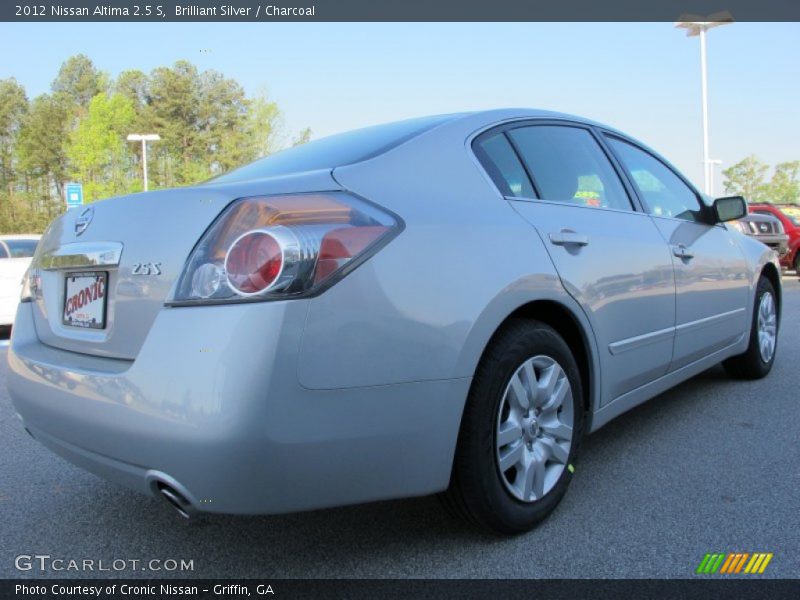 Brilliant Silver / Charcoal 2012 Nissan Altima 2.5 S
