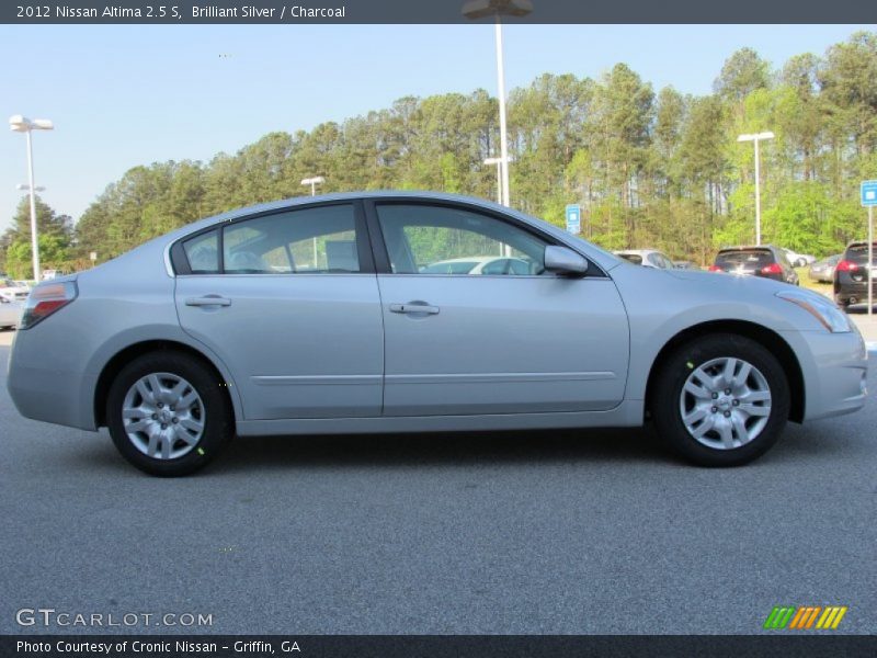 Brilliant Silver / Charcoal 2012 Nissan Altima 2.5 S