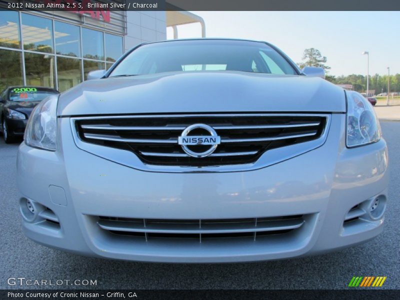 Brilliant Silver / Charcoal 2012 Nissan Altima 2.5 S