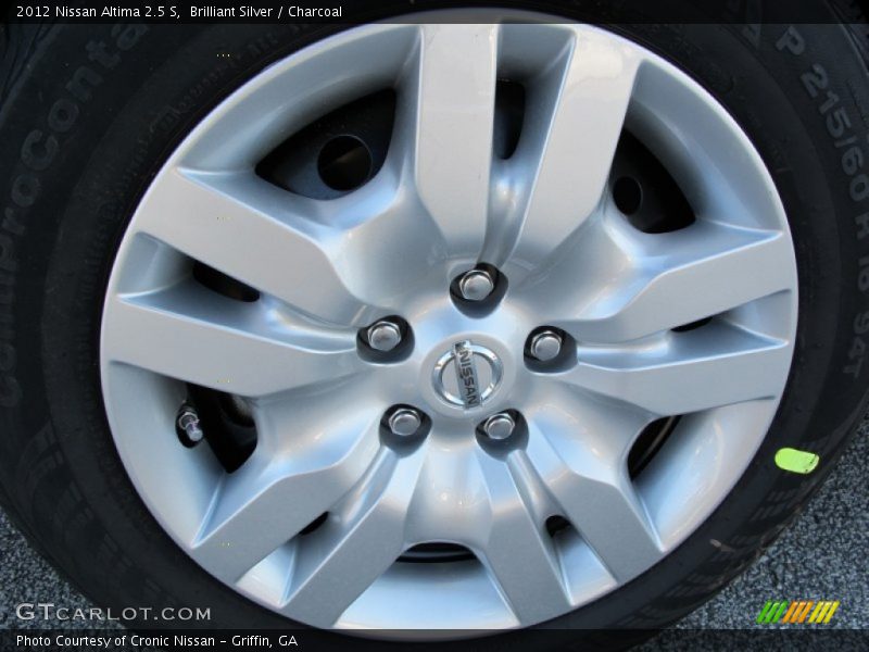 Brilliant Silver / Charcoal 2012 Nissan Altima 2.5 S