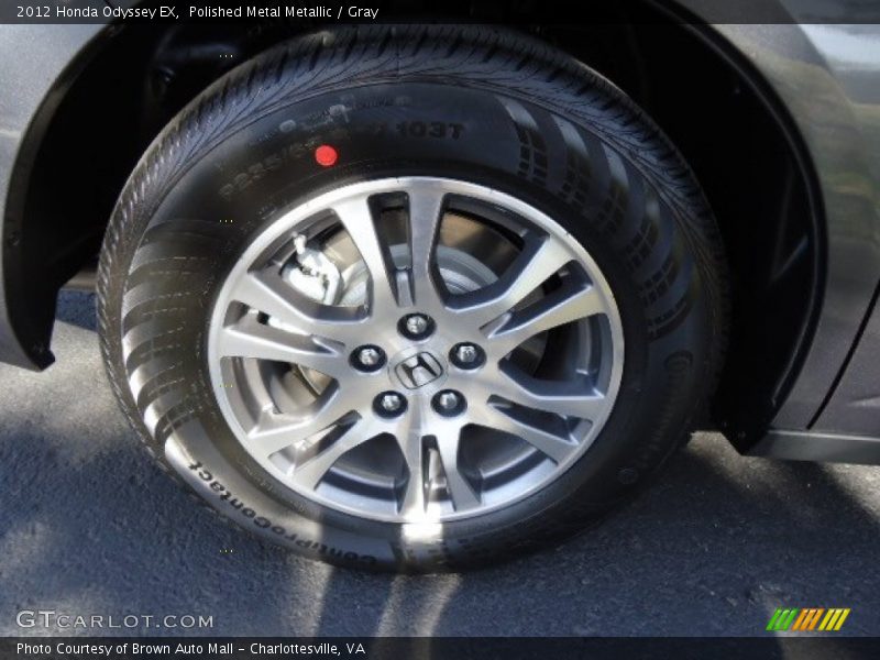 Polished Metal Metallic / Gray 2012 Honda Odyssey EX