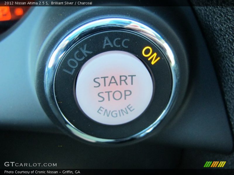 Brilliant Silver / Charcoal 2012 Nissan Altima 2.5 S