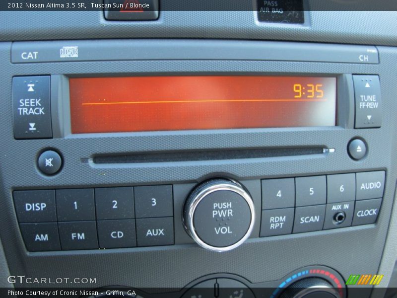 Tuscan Sun / Blonde 2012 Nissan Altima 3.5 SR