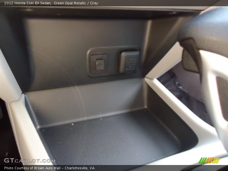 Green Opal Metallic / Gray 2012 Honda Civic EX Sedan