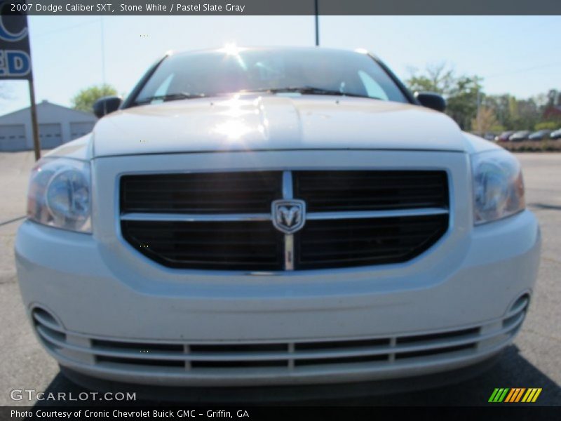 Stone White / Pastel Slate Gray 2007 Dodge Caliber SXT