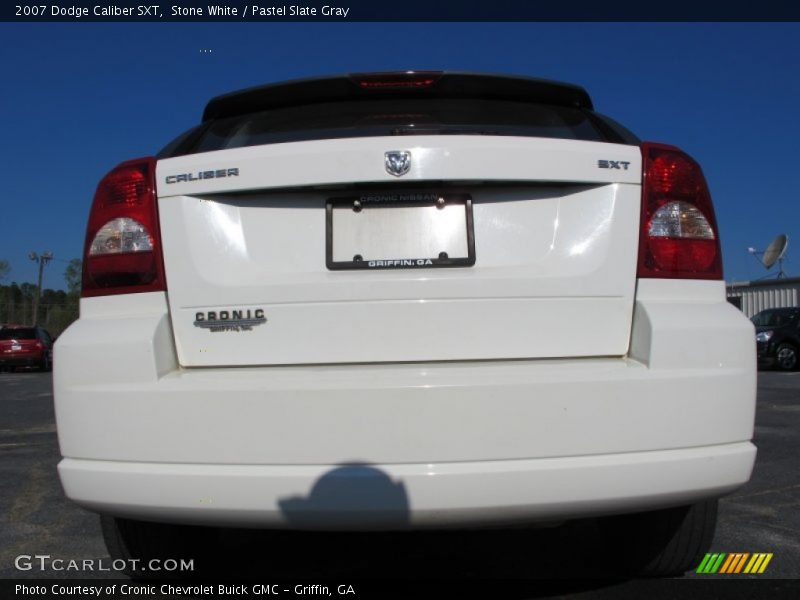 Stone White / Pastel Slate Gray 2007 Dodge Caliber SXT