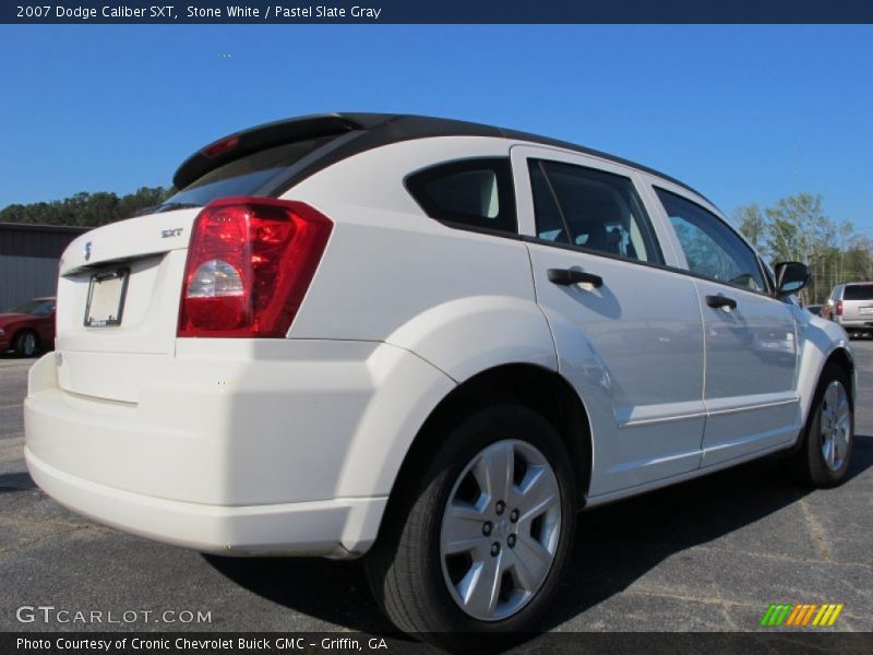 Stone White / Pastel Slate Gray 2007 Dodge Caliber SXT