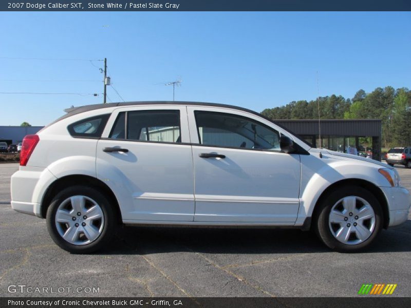 Stone White / Pastel Slate Gray 2007 Dodge Caliber SXT