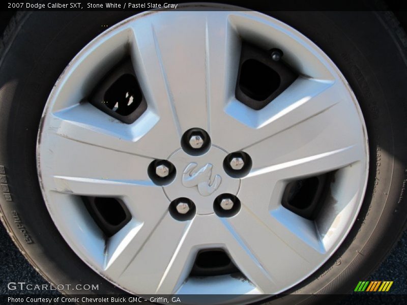 Stone White / Pastel Slate Gray 2007 Dodge Caliber SXT