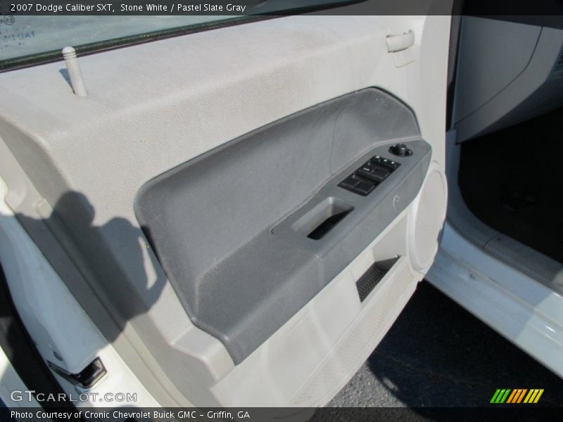 Stone White / Pastel Slate Gray 2007 Dodge Caliber SXT