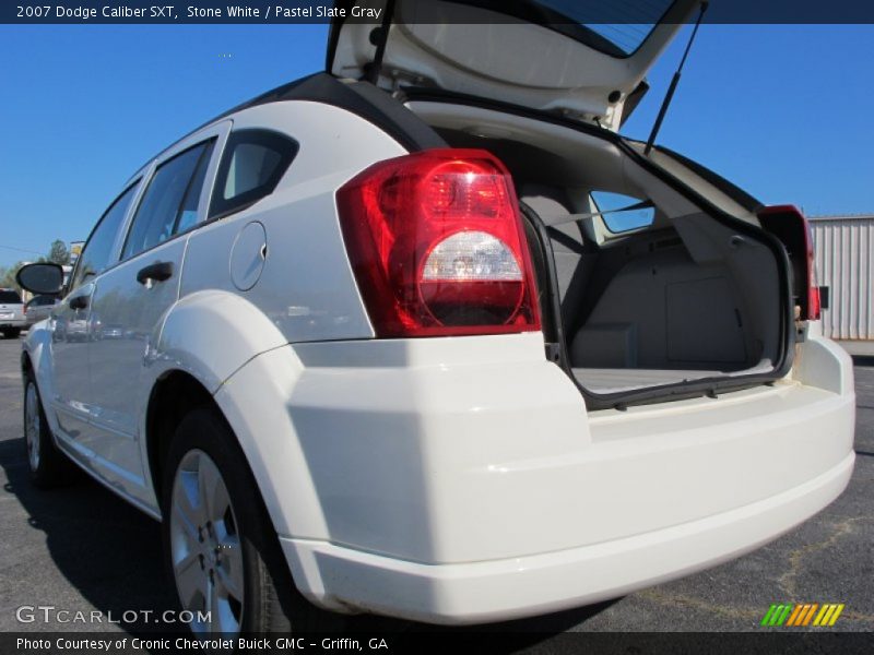 Stone White / Pastel Slate Gray 2007 Dodge Caliber SXT