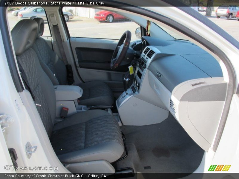 Stone White / Pastel Slate Gray 2007 Dodge Caliber SXT