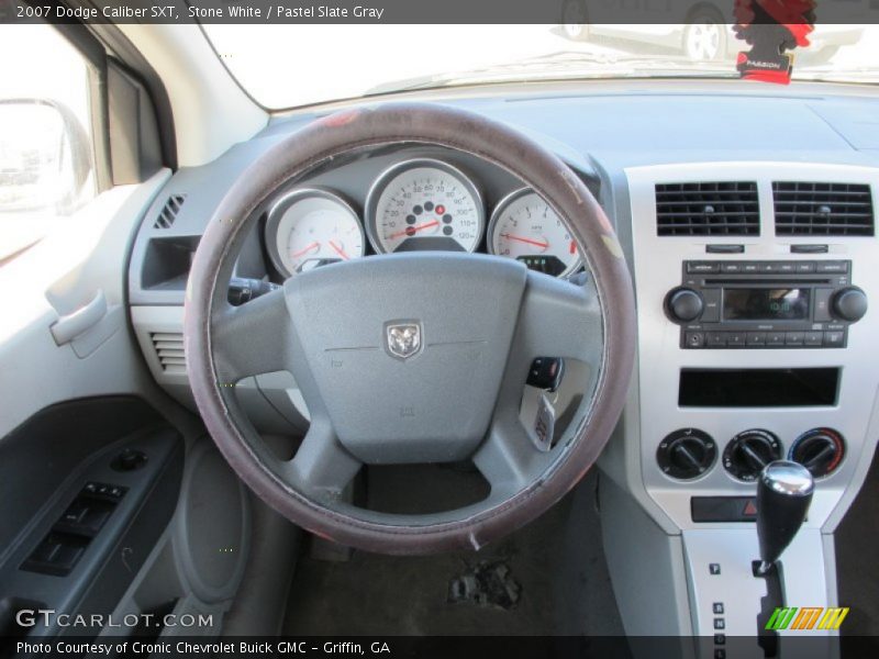Stone White / Pastel Slate Gray 2007 Dodge Caliber SXT