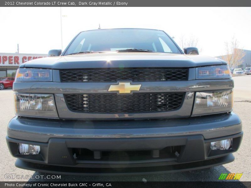 Dark Gray Metallic / Ebony 2012 Chevrolet Colorado LT Crew Cab