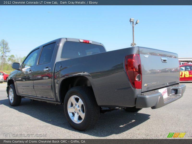 Dark Gray Metallic / Ebony 2012 Chevrolet Colorado LT Crew Cab