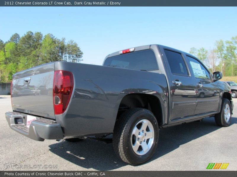 Dark Gray Metallic / Ebony 2012 Chevrolet Colorado LT Crew Cab