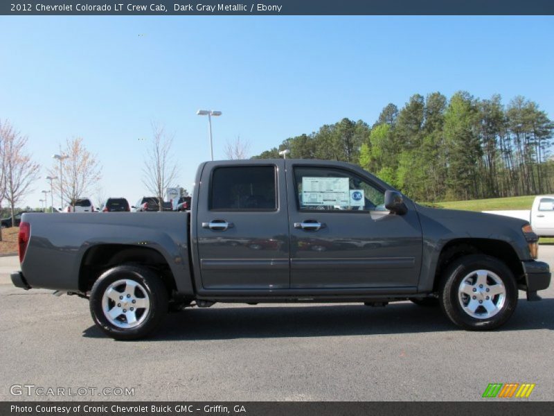 Dark Gray Metallic / Ebony 2012 Chevrolet Colorado LT Crew Cab