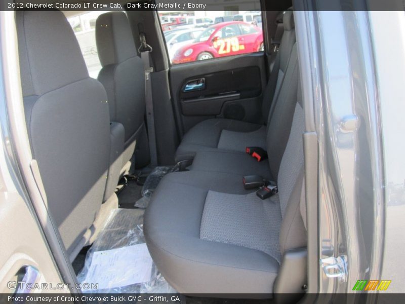 Dark Gray Metallic / Ebony 2012 Chevrolet Colorado LT Crew Cab