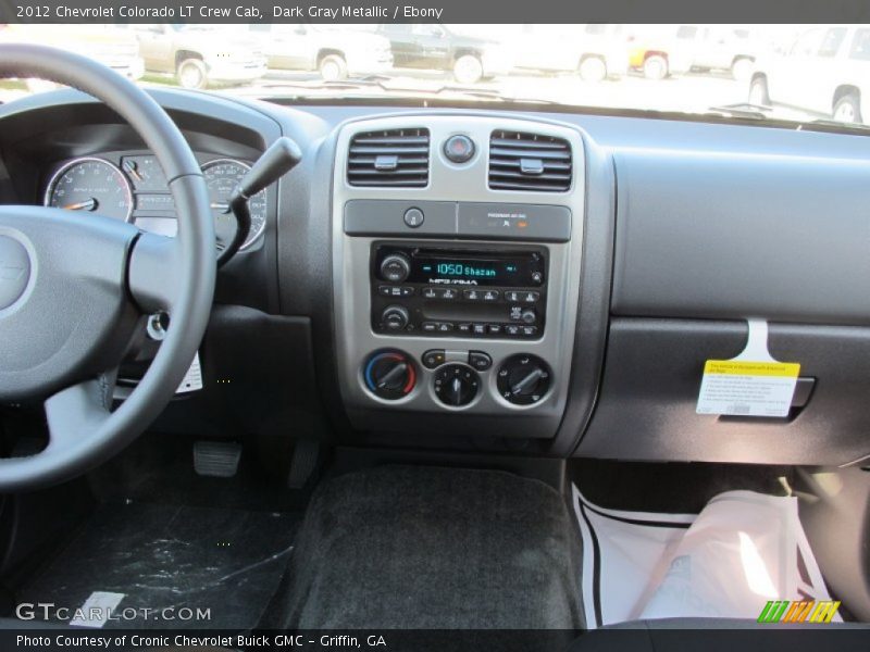 Dark Gray Metallic / Ebony 2012 Chevrolet Colorado LT Crew Cab