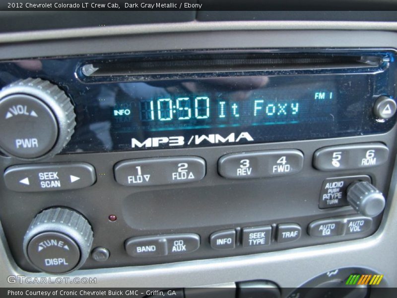 Audio System of 2012 Colorado LT Crew Cab