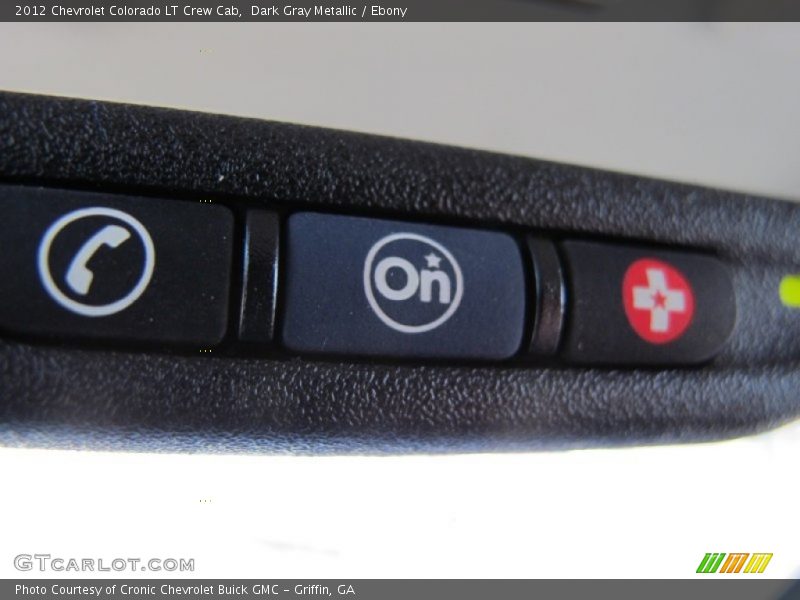Dark Gray Metallic / Ebony 2012 Chevrolet Colorado LT Crew Cab