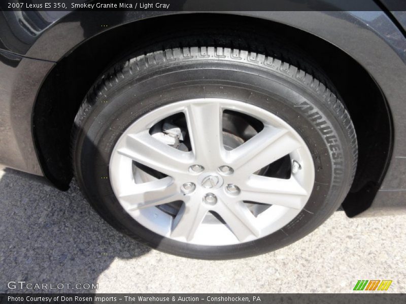 Smokey Granite Mica / Light Gray 2007 Lexus ES 350