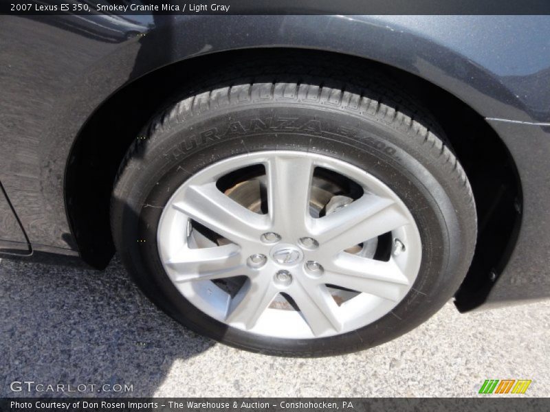 Smokey Granite Mica / Light Gray 2007 Lexus ES 350