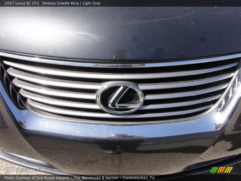 Smokey Granite Mica / Light Gray 2007 Lexus ES 350