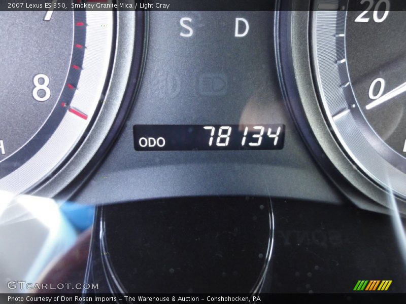 Smokey Granite Mica / Light Gray 2007 Lexus ES 350