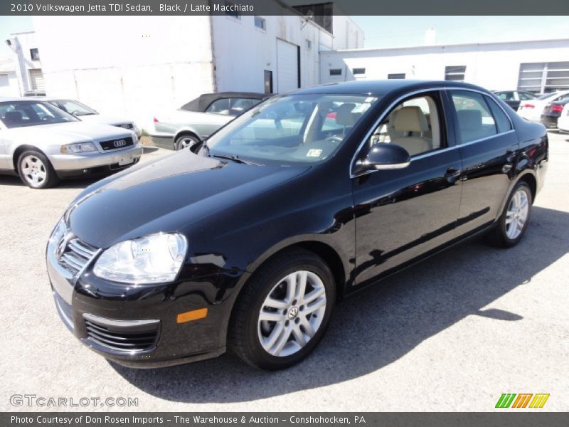 Black / Latte Macchiato 2010 Volkswagen Jetta TDI Sedan