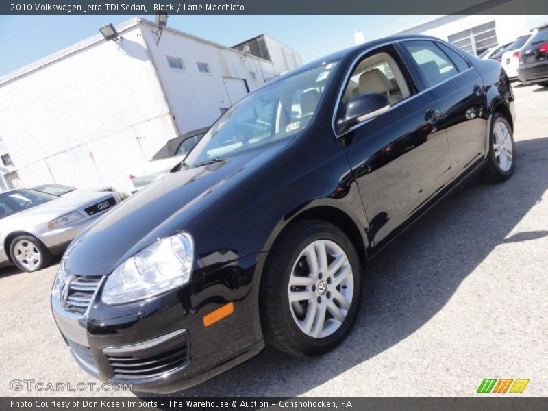 Black / Latte Macchiato 2010 Volkswagen Jetta TDI Sedan