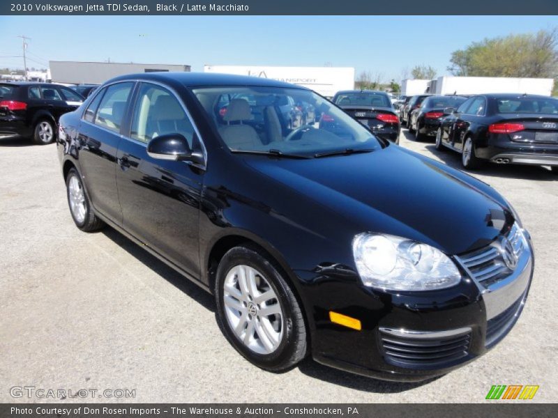 Black / Latte Macchiato 2010 Volkswagen Jetta TDI Sedan