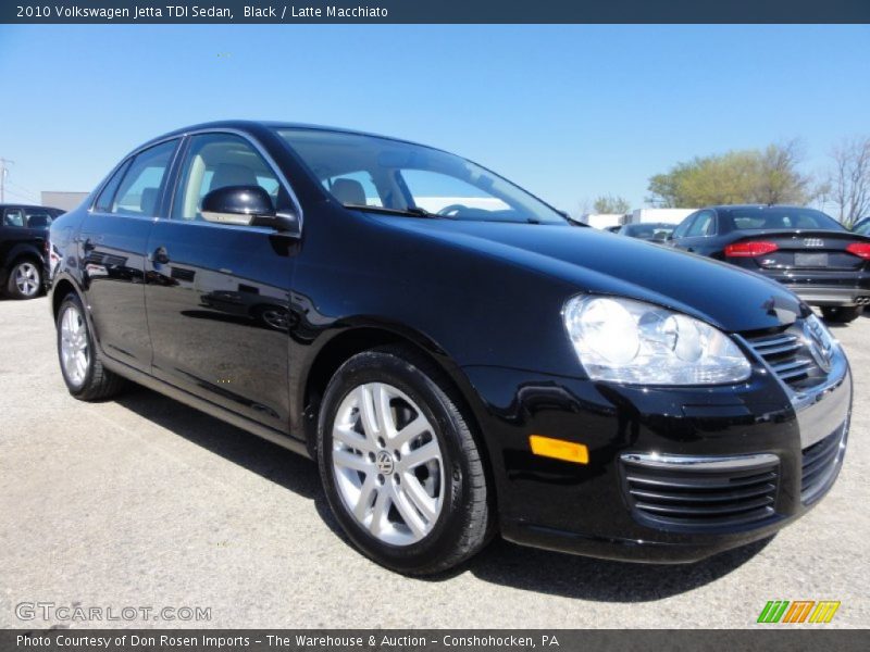 Black / Latte Macchiato 2010 Volkswagen Jetta TDI Sedan