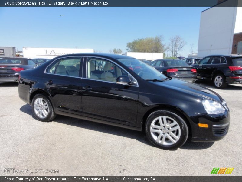 Black / Latte Macchiato 2010 Volkswagen Jetta TDI Sedan