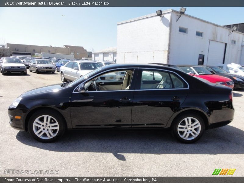 Black / Latte Macchiato 2010 Volkswagen Jetta TDI Sedan