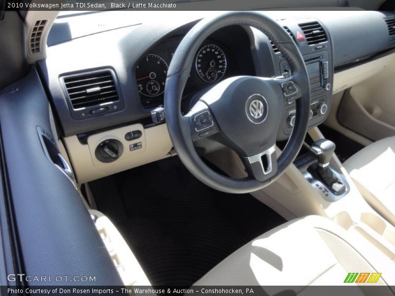 Black / Latte Macchiato 2010 Volkswagen Jetta TDI Sedan