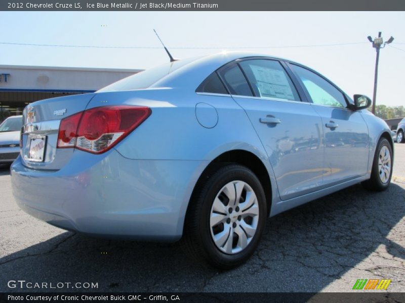 Ice Blue Metallic / Jet Black/Medium Titanium 2012 Chevrolet Cruze LS