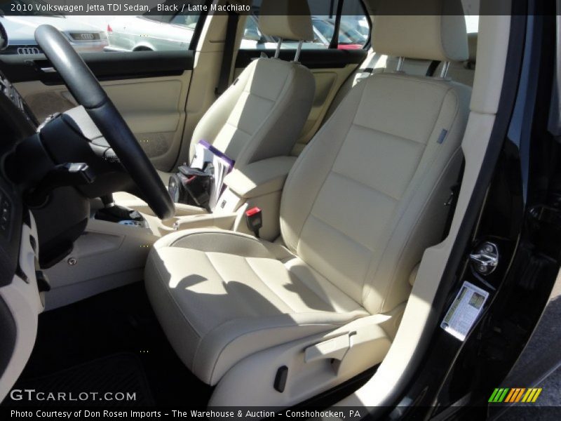 Black / Latte Macchiato 2010 Volkswagen Jetta TDI Sedan