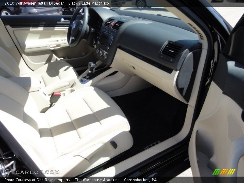Black / Latte Macchiato 2010 Volkswagen Jetta TDI Sedan
