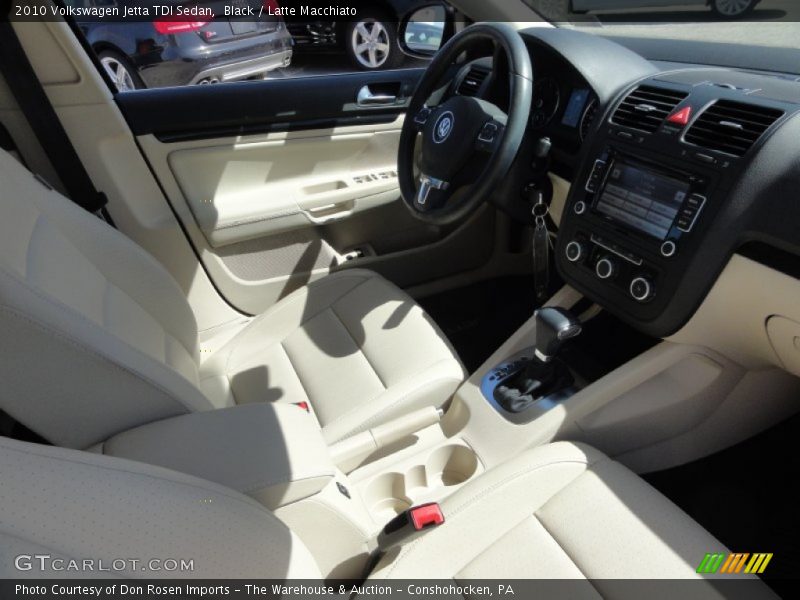 Black / Latte Macchiato 2010 Volkswagen Jetta TDI Sedan