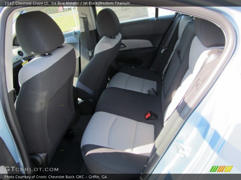Ice Blue Metallic / Jet Black/Medium Titanium 2012 Chevrolet Cruze LS