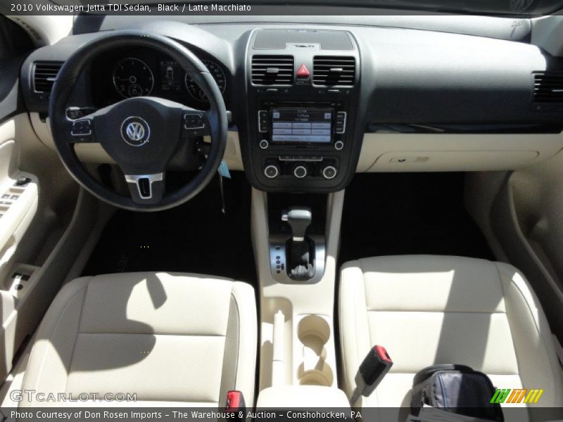 Black / Latte Macchiato 2010 Volkswagen Jetta TDI Sedan