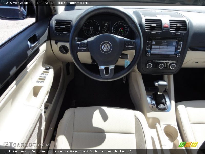 Black / Latte Macchiato 2010 Volkswagen Jetta TDI Sedan