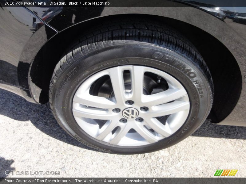 Black / Latte Macchiato 2010 Volkswagen Jetta TDI Sedan