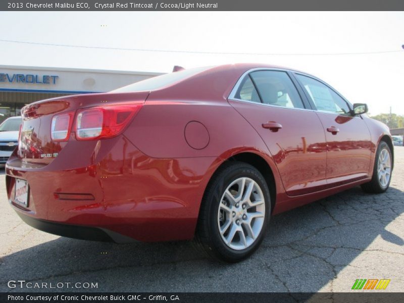 Crystal Red Tintcoat / Cocoa/Light Neutral 2013 Chevrolet Malibu ECO